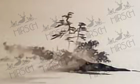 Landscape with pines